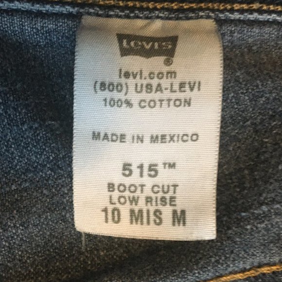 Levi's 515 Nouveau Boot Cut Low Rise Jean - Picture 6 of 8